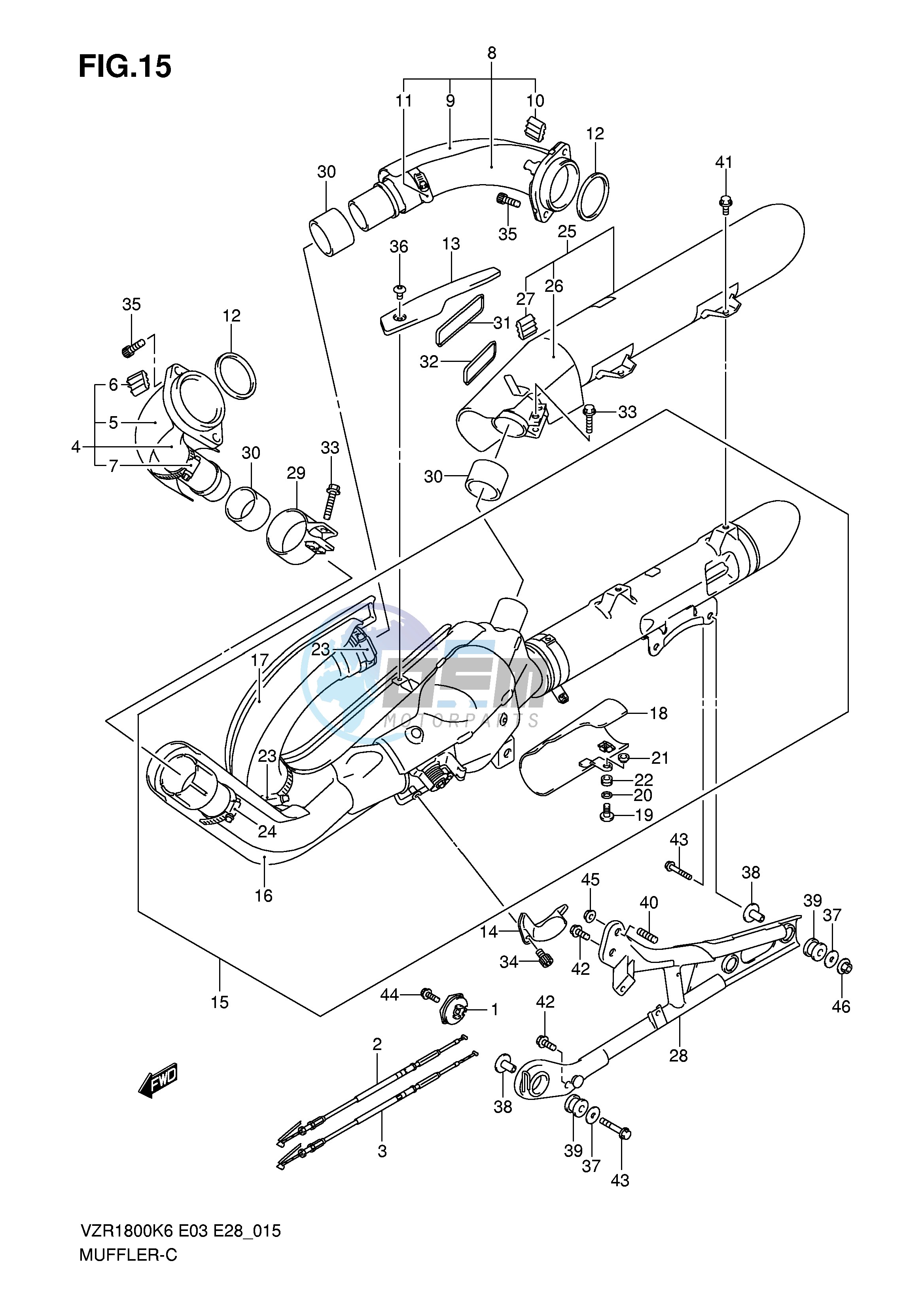 MUFFLER (MODEL K6 K7)