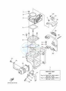 FL250HETX drawing THROTTLE-BODY