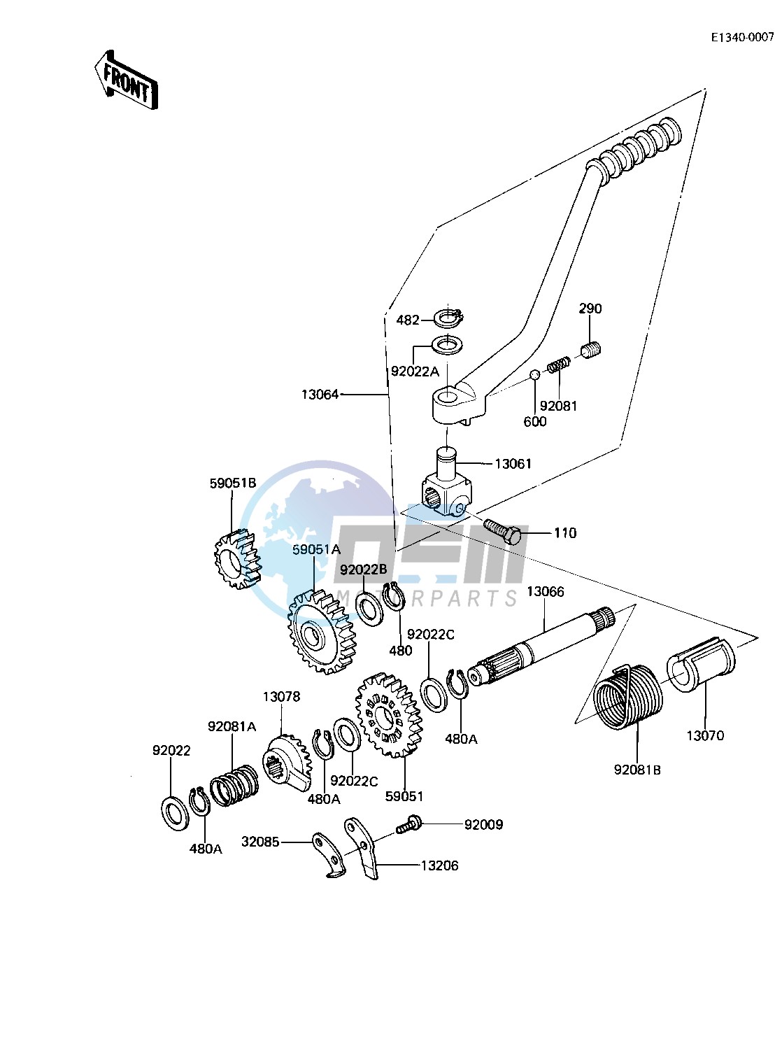 KICKSTARTER MECHANISM