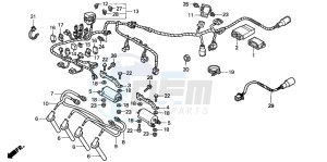 CBR900RR FIRE BLADE drawing WIRE HARNESS