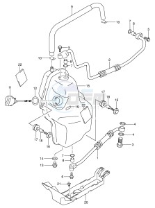 LT-Z400 (E3-E28) drawing OIL HOSE