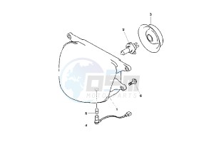 YP MAJESTY DX 250 drawing HEADLIGHT