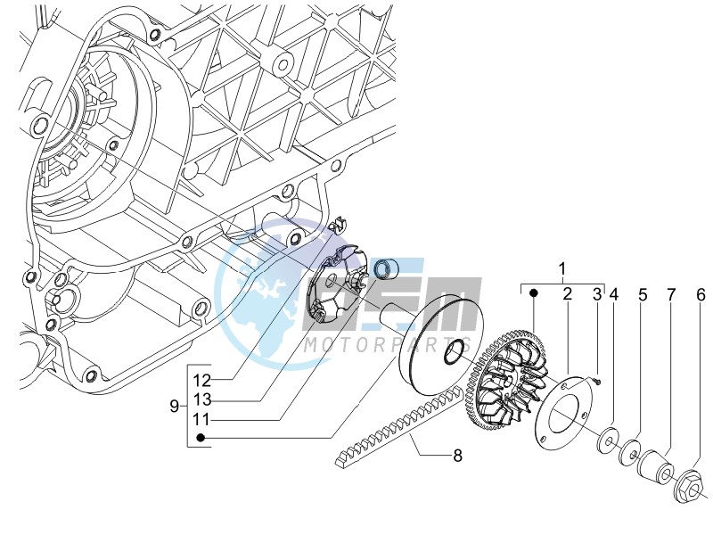 Driving pulley