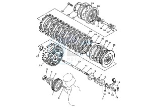 BT BULLDOG 1100 drawing CLUTCH