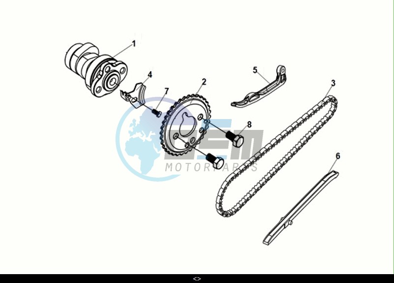 CAM SHAFT-CYL. HEAD L. SIDE COVER