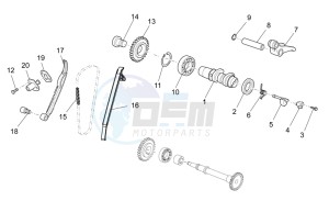 RXV 450-550 Street Legal drawing Rear cylinder timing system