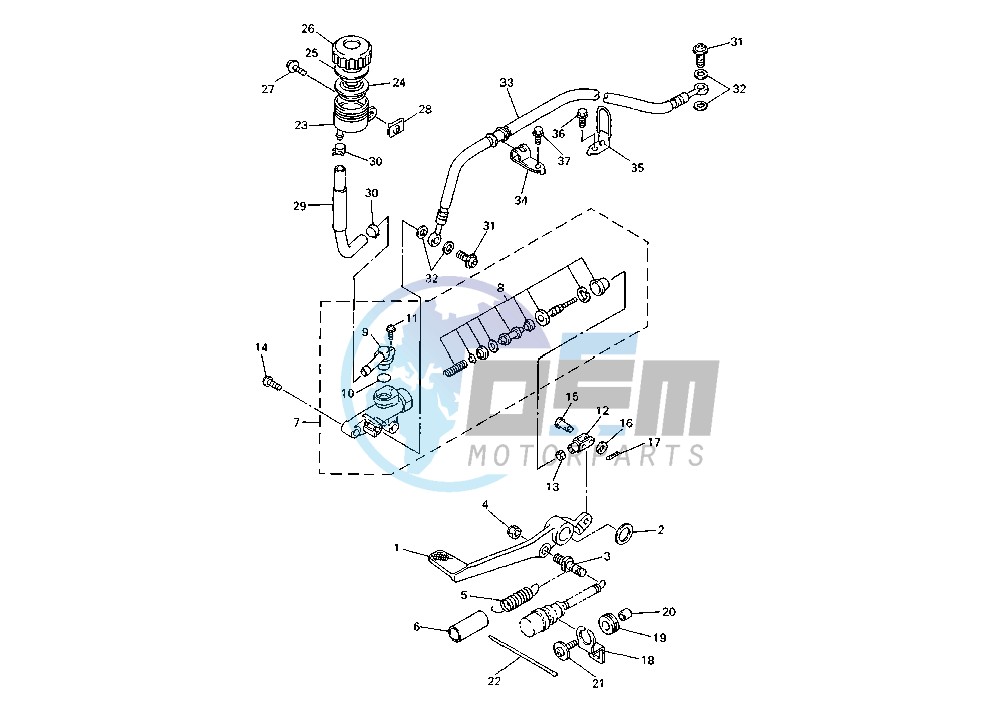 REAR MASTER CYLINDER