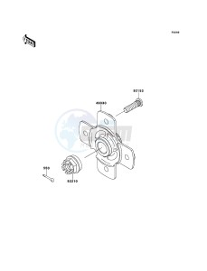 KVF750 4x4 KVF750LCF EU GB drawing Rear Hub