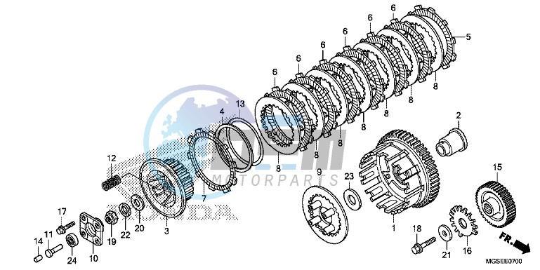 CLUTCH (NC700S/ SA)