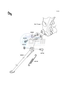 Z1000SX ABS ZX1000HDF FR GB XX (EU ME A(FRICA) drawing Stand(s)