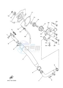 YXR700F YXR7FSPD RHINO 700 SPORTS EDITION (1RBM 1RBN 1RBP) drawing WATER PUMP