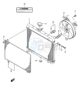 LT-A750X drawing RADIATOR (LT-A750XL3 P24)