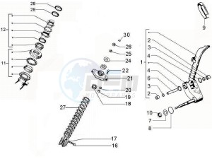 PX 125 30 Anni drawing Front shock absorber