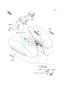 VN 1700 B [VULCAN 1700 VOYAGER ABS] (9FA) B9FA drawing REFLECTORS