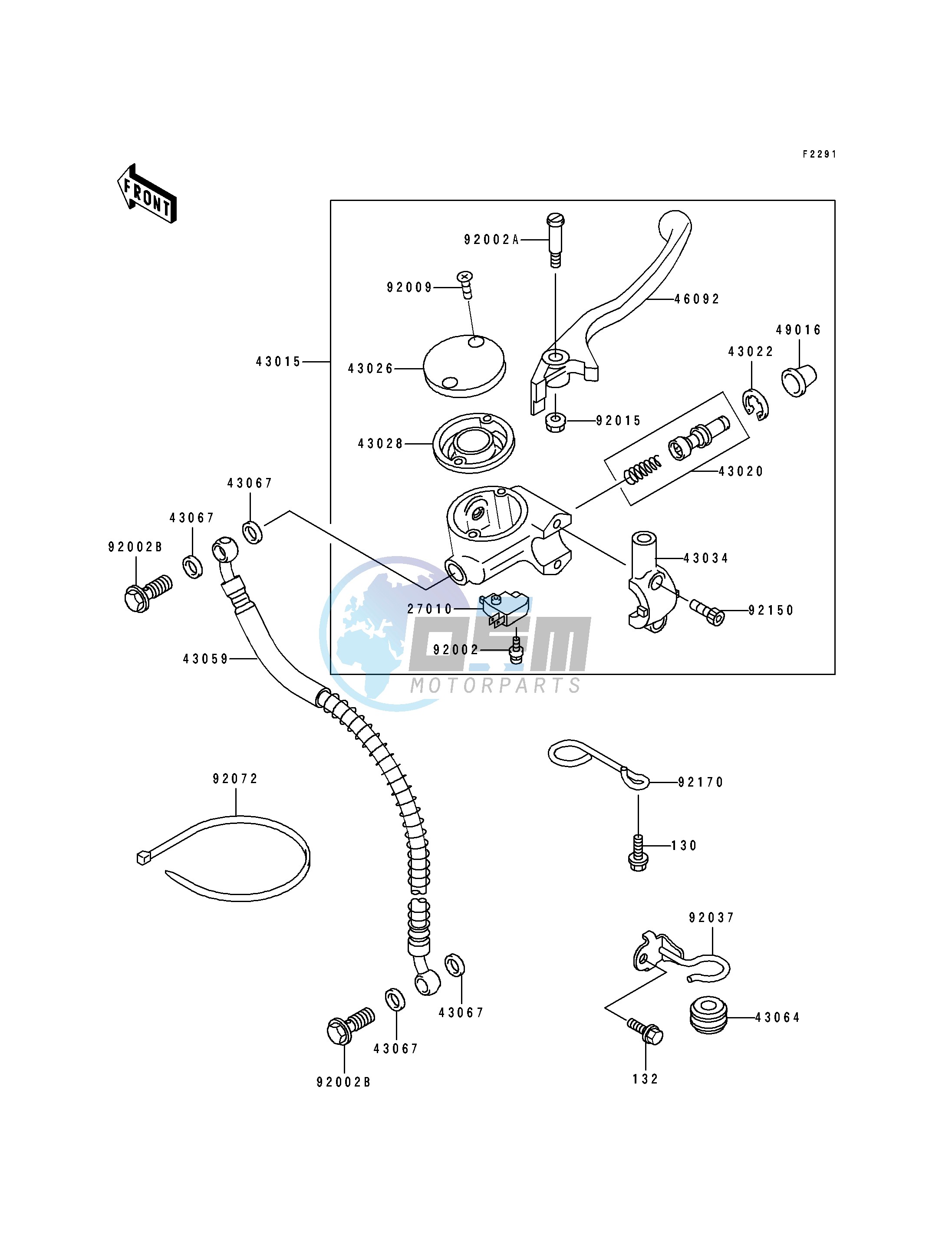 FRONT MASTER CYLINDER