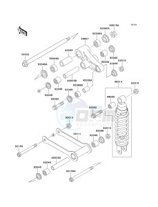 VN 800 A [VULCAN 800] (A6-A9) [VULCAN 800] drawing SUSPENSION_SHOCK ABSORBER