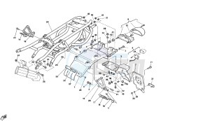 RAPTOR EU2 125 drawing REAR FRAME