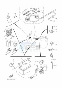 XSR700 MTM690D-U (BCP1) drawing ELECTRICAL 1