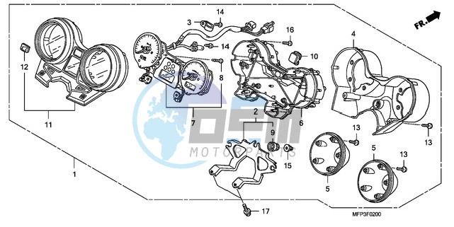 METER (CB1300/CB1300A)