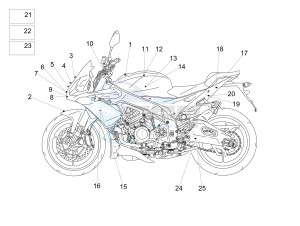 TUONO 1100 V4 RR E4 ABS (NAFTA) drawing Plate set and decal