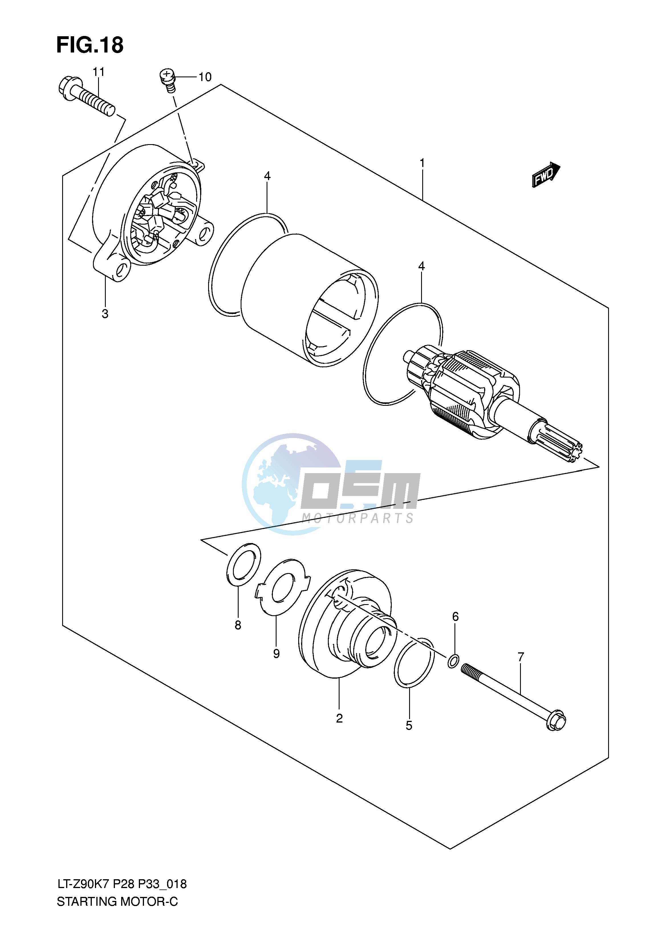 STARTING MOTOR