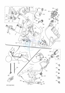 CZD300-A XMAX 300 (BBA3) drawing M. CYLINDER FOR DISK BRAKE