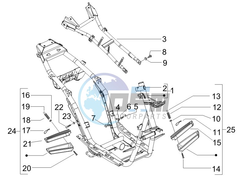 Frame bodywork