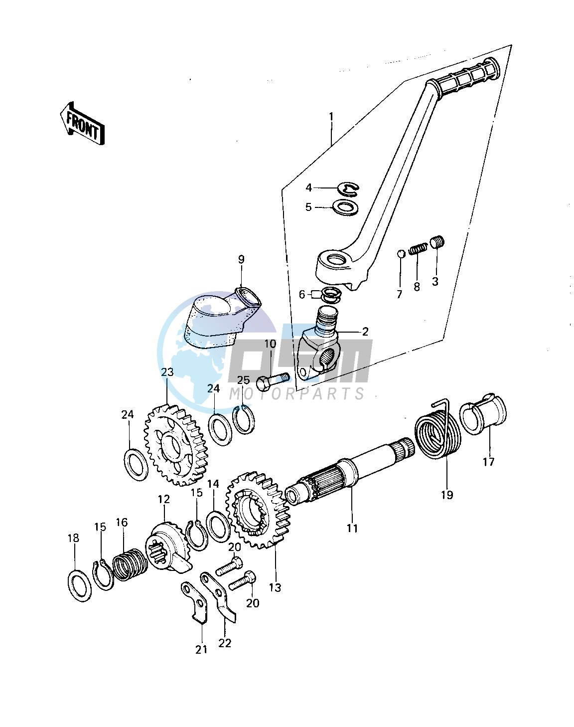 KICKSTARTER MECHANISM