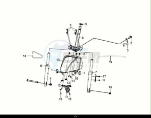 MIO 50I (FS05W2-EU) (E5) (M1) drawing FRONT FORK