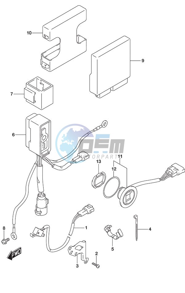 PTT Switch/Engine Control Unit High Thrust