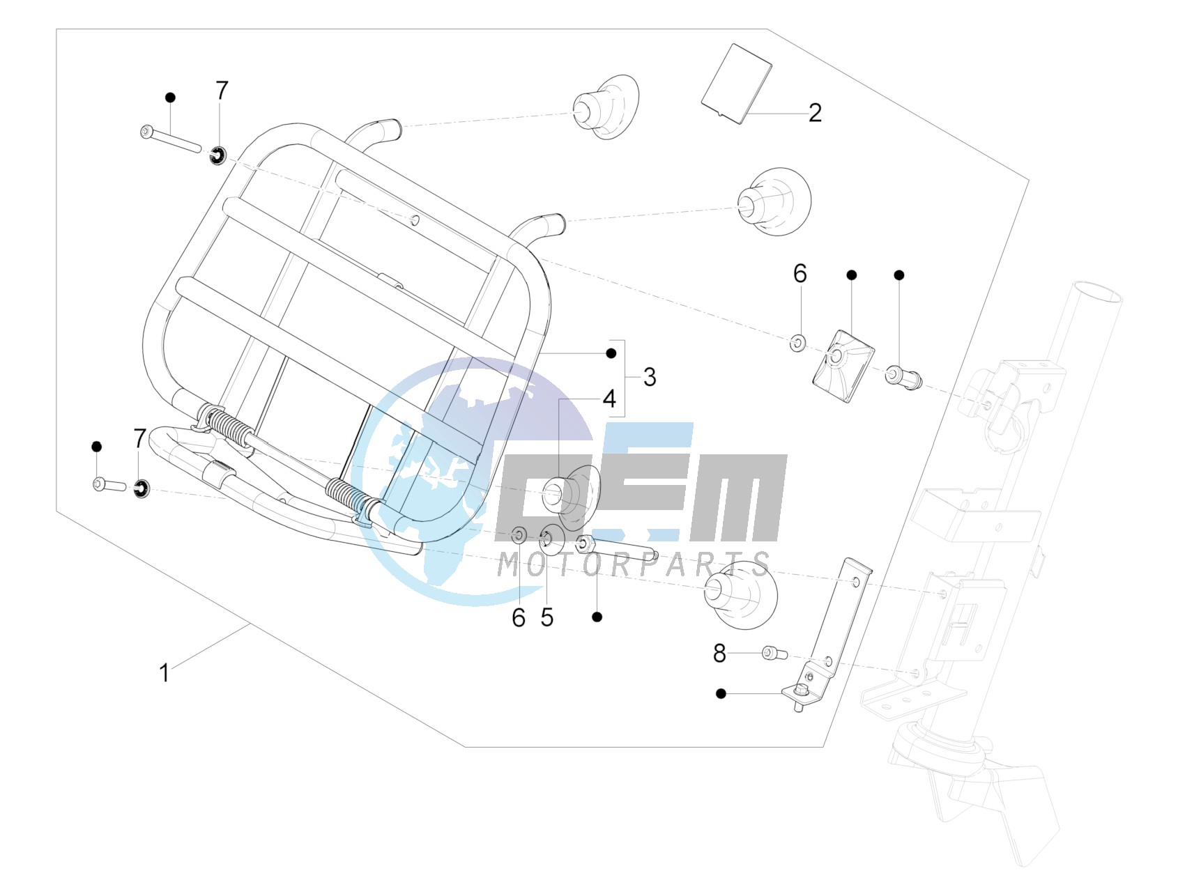 Front luggage rack