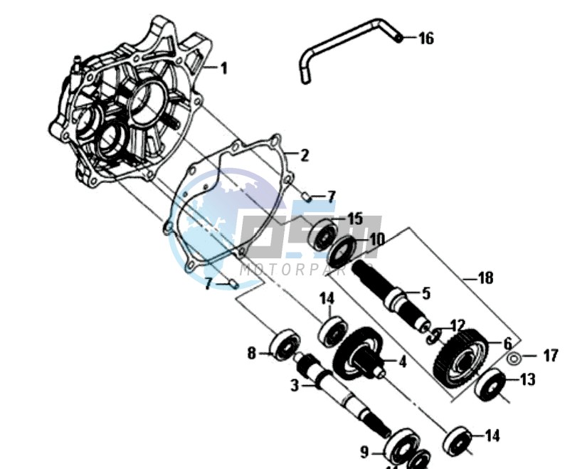 MISSION CASE - DRIVE SHAFT