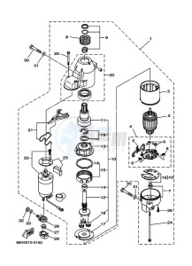 F115AETL drawing STARTER-MOTOR