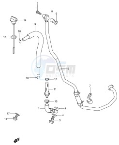 DR-Z400 (E3-E28) drawing OIL HOSE