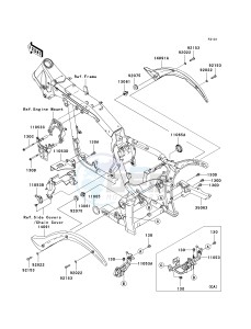 VN 2000 D [VULCAN 2000 LIMITED] (6F) D6F drawing FRAME FITTINGS