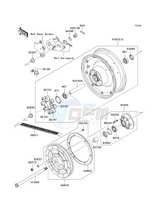 VN 900 C [VULCAN 900 CUSTOM] (7F-9FA) C8F drawing REAR WHEEL_CHAIN