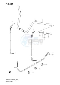 AN650 (E3-E28) Burgman drawing HANDLEBAR (MODEL K9 L0)