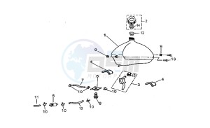 Quasar 125-180 drawing Fuel Tank