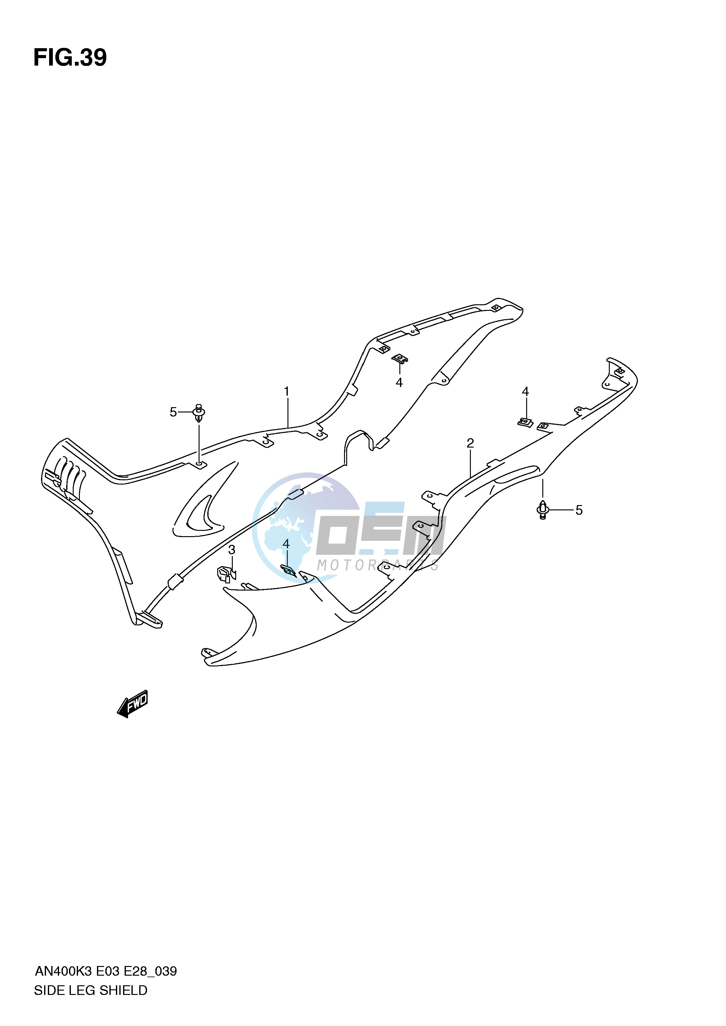 SIDE LEG SHIELD (MODEL K3)