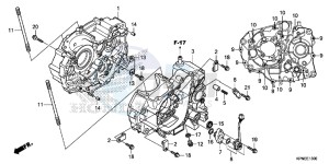 GLR1251WHF CB125F UK - (E) drawing CRANKCASE