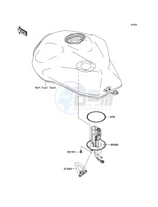 Z1000 ZR1000-A3H FR GB XX (EU ME A(FRICA) drawing Fuel Pump