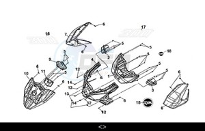 JOYRIDE 300 16 (LJ30W2-EU) (M2) drawing FR. COVER