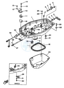 25QEO drawing BOTTOM-COWLING