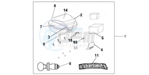 CBF1000A9 Europe Direct - (ED) drawing TOP BOX 35 L BLACK