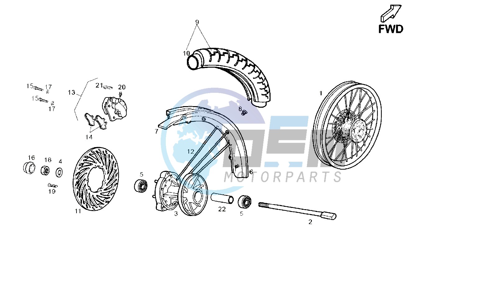 FRONT WHEEL