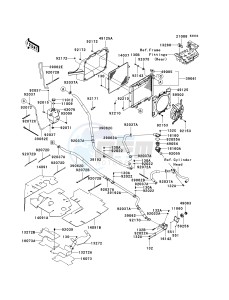 KRF 750 L [TERYX 750 FI 4X4 LE SPORT MONSTER ENERGY] (L9F-L9FA) L9FA drawing RADIATOR