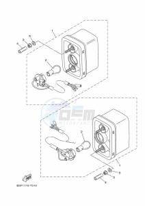 YXM700E YX70MPN (BHF8) drawing TAILLIGHT