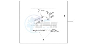 CB600FA39 Spain - (SP / ABS ST) drawing HEATED GRIP ATT.