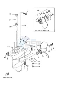 9-9FMHS drawing PROPELLER-HOUSING-AND-TRANSMISSION-2