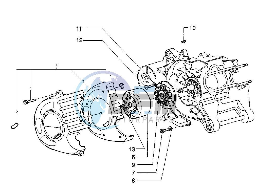 Flywheel magneto